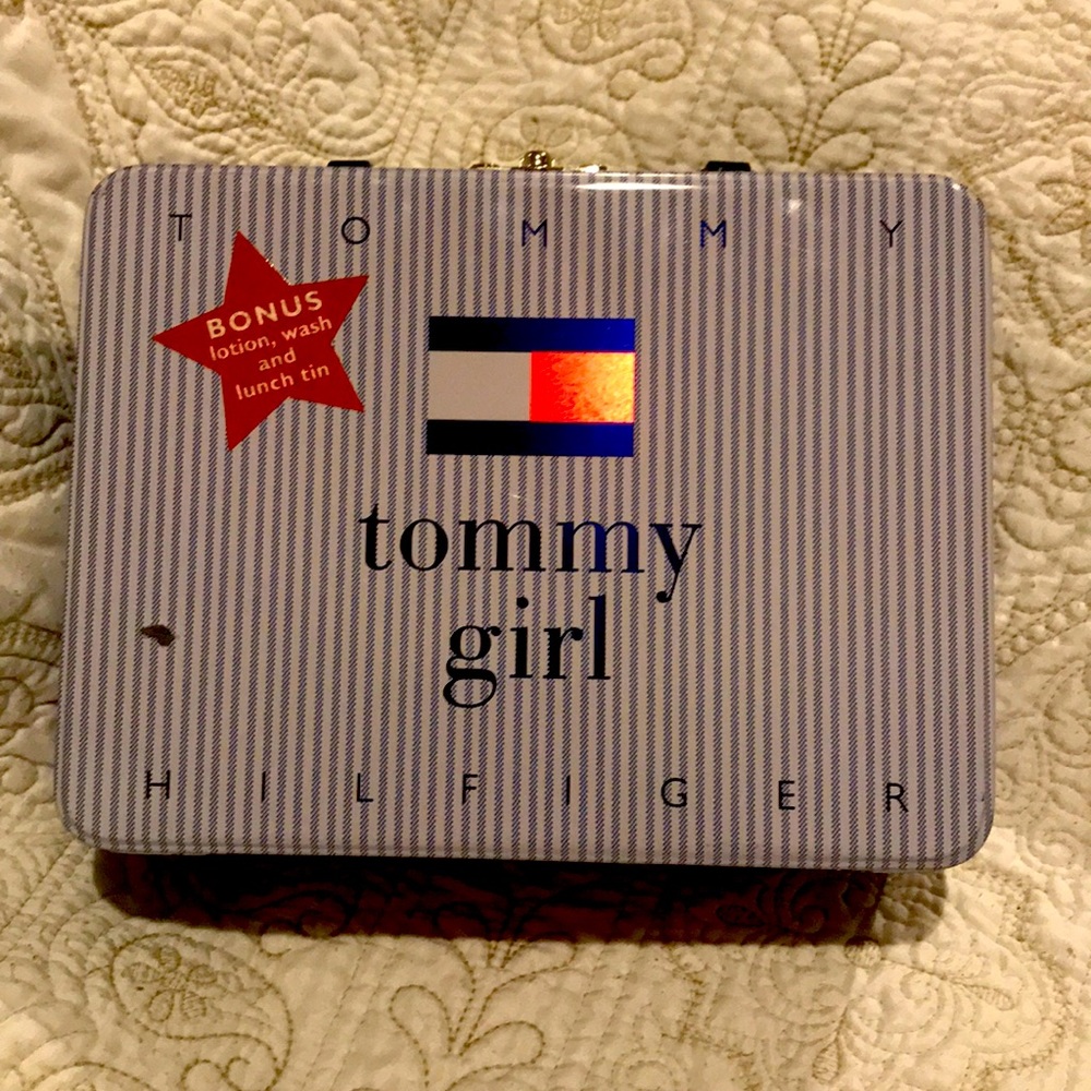 Tommy Hilfiger vintage tin lunch box